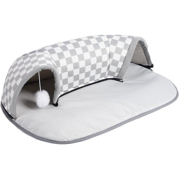 Nido De TúNel Para Gatos Esterilla Universal Para Gatos Para Todas Las Estaciones Cama Para Gatos Refugio Para Gatos Nido De Verano Para Mascotas Desmontable S White-image