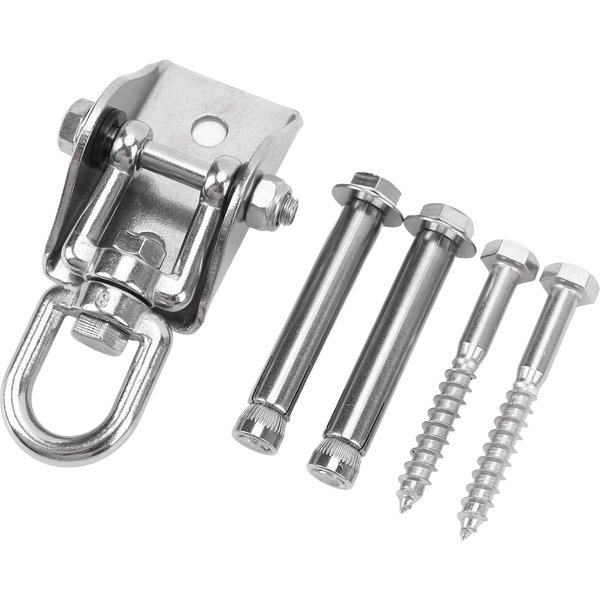 Colgador De Columpio Giratorio De 360 Grados De Acero Inoxidable Para Trabajo Pesado Gancho De Columpio Para Parque Infantil Gimnasio Cuerda Boxeo-image