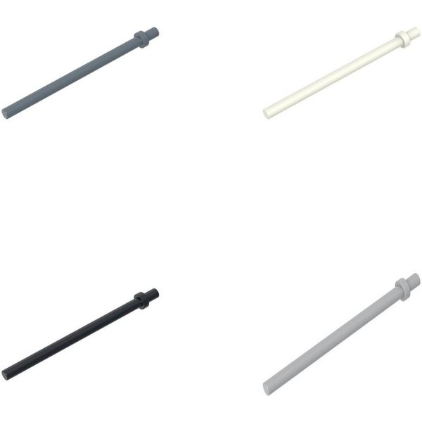 10 Szt. 4095 63965 DłUgi OkrąGłY Patyczek Klocek Budowlany Moc Kolorowe Elementy MocująCe Kompatybilny Z Klockami DIY Zabawka Dla Dzieci 10Pcs-image