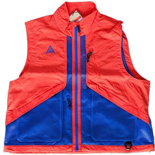 Chalecos Nike ACG Para Hombre Naranja Azul Cuello Alto Moderado Otros XL-image
