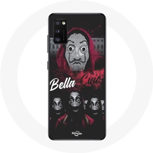 Funda Samsung Galaxy A41 La Casa De Papel Bella Ciao Logo-image