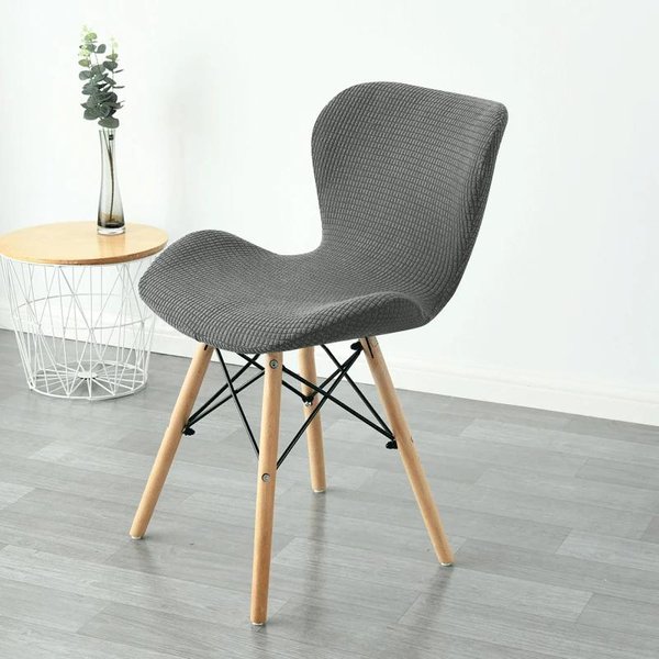 1 Pieza Funda Para Silla Curva Mariposa EláStica Spandex Fundas Para Silla Hormiga EláSticas De Forro Polar Polar Fundas Deslizantes Para Asiento De Taburete De Bar Para Sala De Estar-image