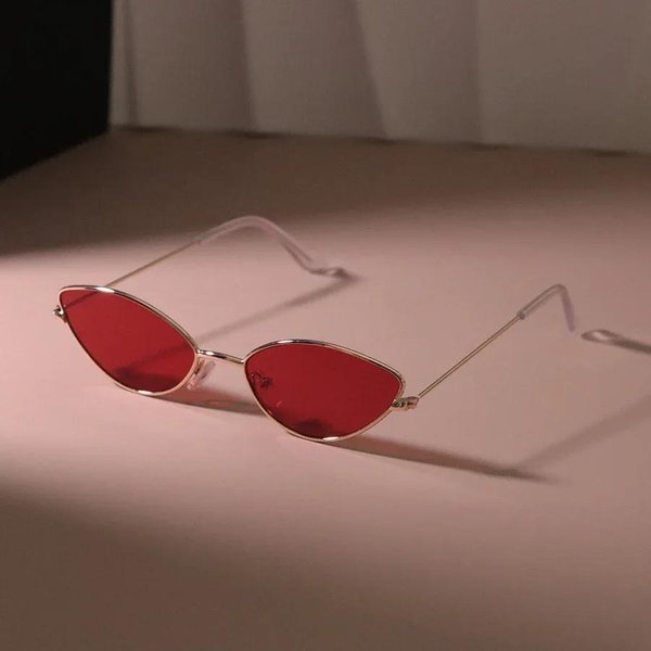 Gafas De Sol Retro Estilo Ojo De Gato Unisex Elegante DiseñAdor Retro Gafas De Sol Unisex Espejo Exterior Punk Gafas De Sol Other Brown-image