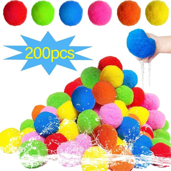 Zabawne Wielorazowe PiłKi Wodne, Wielorazowe Balony Wodne Do Zabawek I Gier Na ZewnąTrz, Zabawki Wodne, Letnie PiłKi Zabawkowe Do Basenu I Ogrodu-image