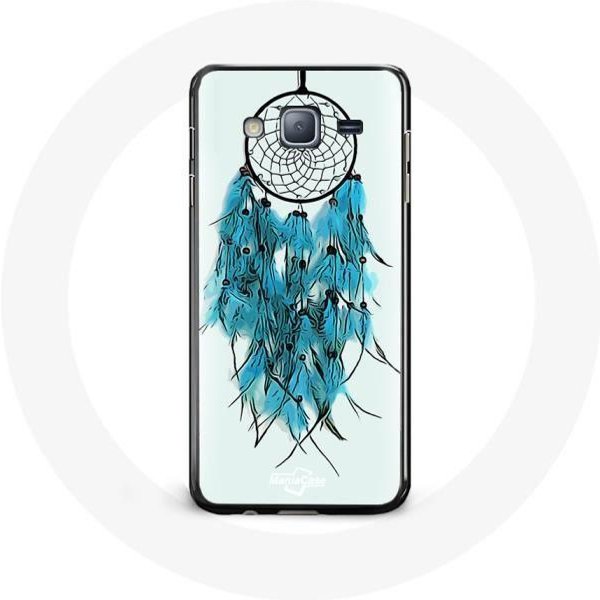 Funda Para Samsung Galaxy J7 AtrapasueñOs Azul Fondo Blanco-image