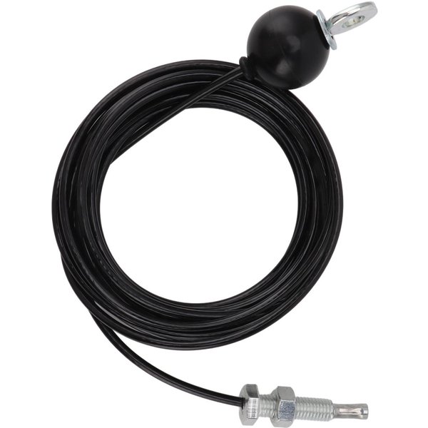 Cable De Polea De Alta Resistencia Sistema De Polea De Fitness Cable Ajustable De Cuerda De Acero Para Gimnasio Ejercicio En Casa 4M/13.1Ft Black-image