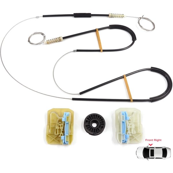 BWR5561 Kit De ReparacióN De Elevalunas Puerta Delantera Derecha Para Skoda Octavia MK3 III 5E 2012-2021 4/5 Puertas 5E0837462-image