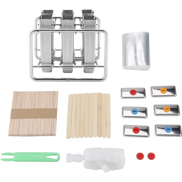 Moldes De Acero Inoxidable Helado Industrial Hogar Cocina DIY Molde Para Helado Herramienta Para Hacer(2 #)-image