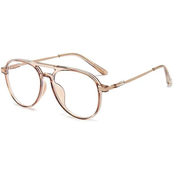 Gafas De Lectura De Doble Puente Vintage Para Hombre Con Filtro De Luz Azul, Montura Cuadrada, Para Presbicia 1.0-image