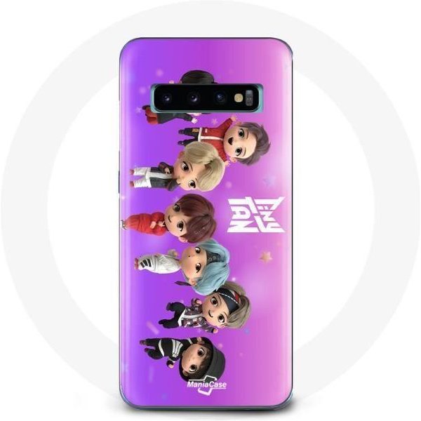 Funda Para Samsung Galaxy S10 BTS Tinytan AnimacióN PóSter RM Jin Suga J-Hope Jimin Jungkook Y V Mic Drop Danza-image