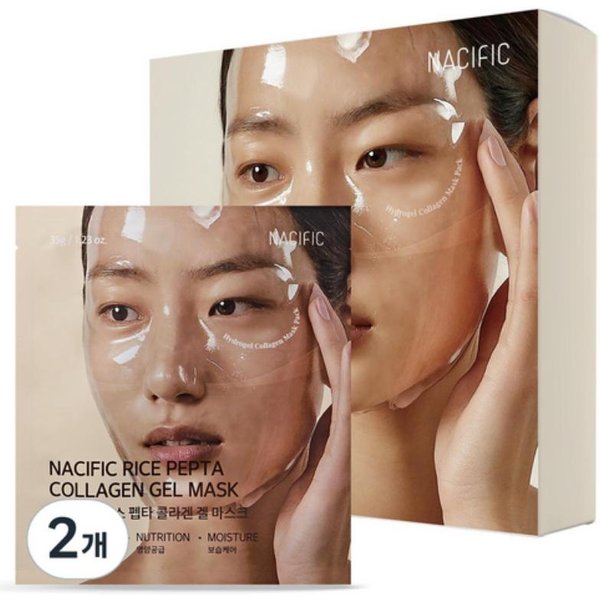 Nacific ŻElowa Maska Z Peptydami RyżOwymi I Kolagenem 35G*4 Sztuki 1 Opakowanie 4EA Beige-image