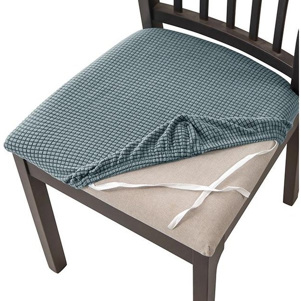 1/2/4/6 Piezas Fundas De CojíN De Silla De Jacquard De Licra, Funda De Asiento De Silla De Comedor ExtraíBle, Funda EláStica Para Asiento De Silla De Comedor 1 PCS-image