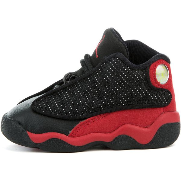 Jordan Air Jordan 13 Retro TD Cuero Antideslizante AmortiguacióN CañA Alta Zapatillas De Baloncesto Vintage Negras 414581-004 23.5-image
