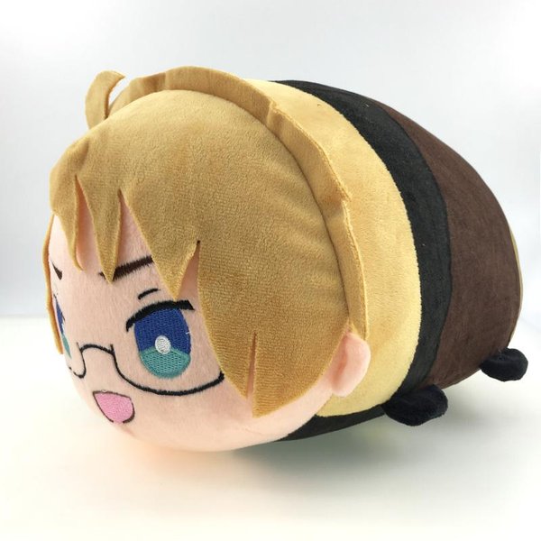 Anime Hetalia Axis Powers Pluszowa Poduszka Poduszka Arthur Kirkland Alfred F. Jones Cosplay Pluszowa Lalka Zabawka Dla FanóW 30 20 18-image