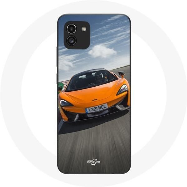 Funda - Maniacase - Samsung Galaxy A03 - FóRmula 1 Mclaren - Naranja - Silicona Blanda Naranja-image