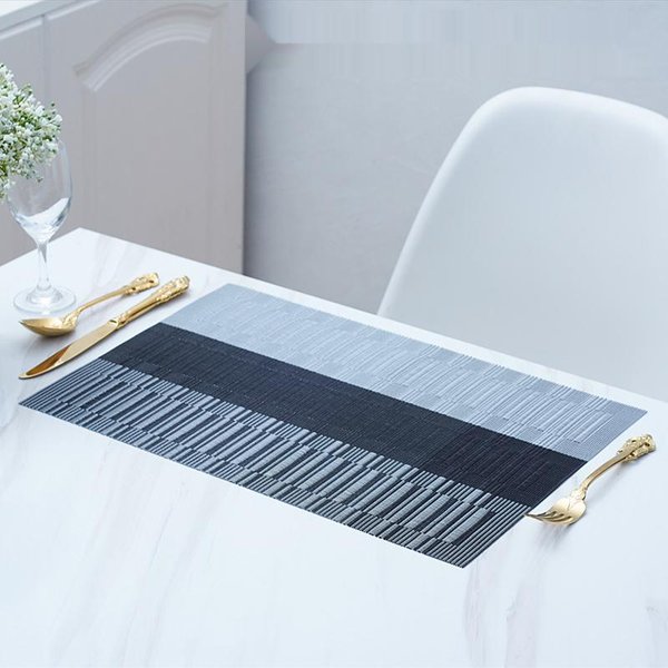 Mantel Individual De PVC Lavable Para Mantel De Mesa De Comedor Mantel Individual Antideslizante Accesorios De Cocina Posavasos Para Taza Almohadilla Para Vino Caqui-image