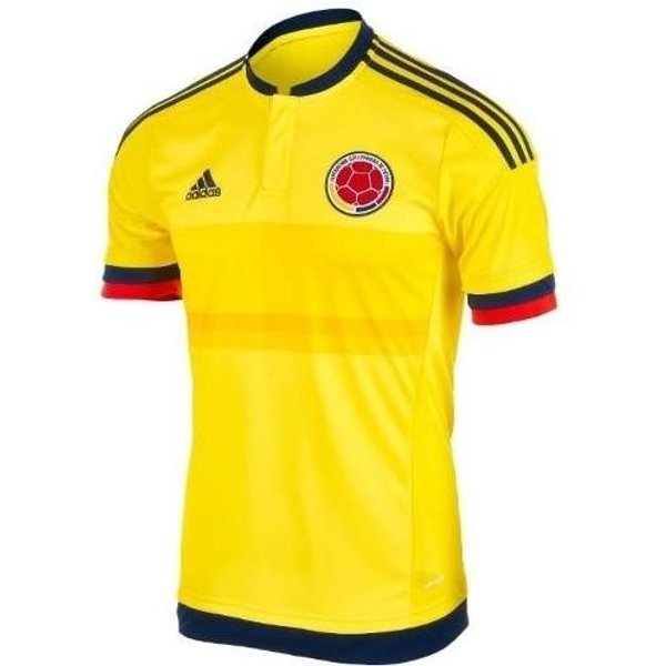Koszulki PiłKarskie Adidas Unisex ŻółTe OkrąGłY Dekolt Umiarkowane L-image