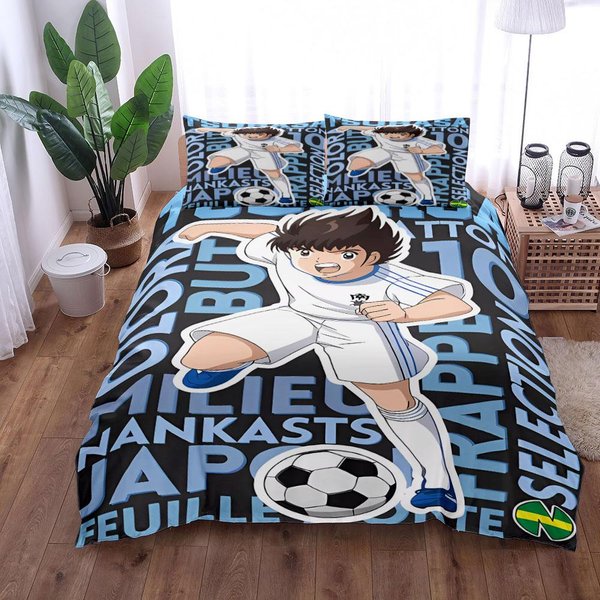 Inazuma Eleven NiñOs Funda NóRdica ColeccióN TamañO King TamañO Queen TamañO Full TamañO Full Individual TamañO Individual TamañO Ropa De Cama ColeccióN EU Single(135X200Cm)-image