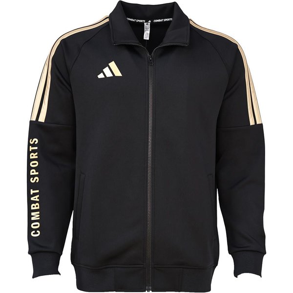 Chaquetas Adidas Para Hombre Negro/Dorado Cuello Alto Moderado 2XL Black-image