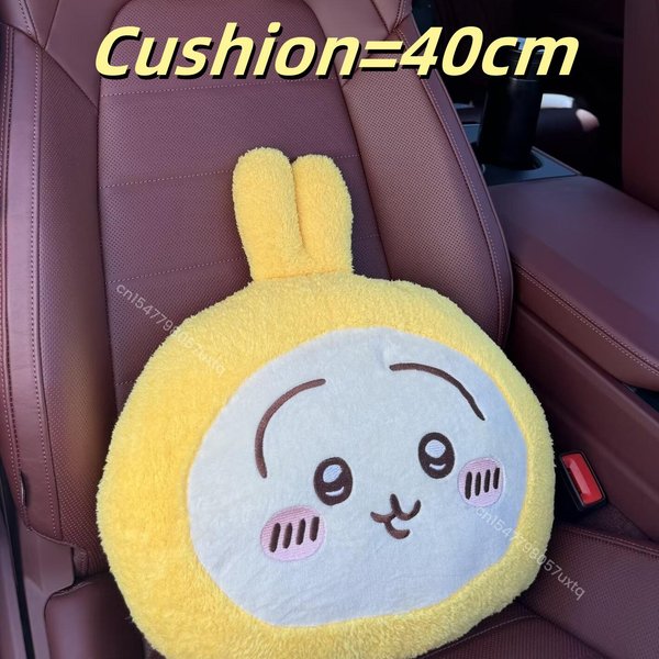 Kawaii Chiikawa Puszysta Pluszowa Poduszka Usagi Hachiware MięKka Wypchana Poduszka ZagłóWek Do Fotelika Samochodowego WystróJ Domu Dla FanóW Anime As Picture-image