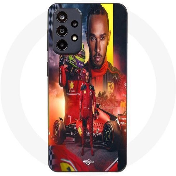 Funda Maniacase Para Samsung Galaxy A52 4G Lewis Hamilton Scuderia Ferrari F1 Oficial-image