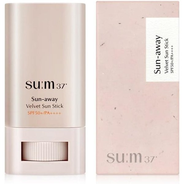 su:m37 Sun-Away Velvet Sun Stick Spf50+/Pa++++18G +Losowy Prezent White-image