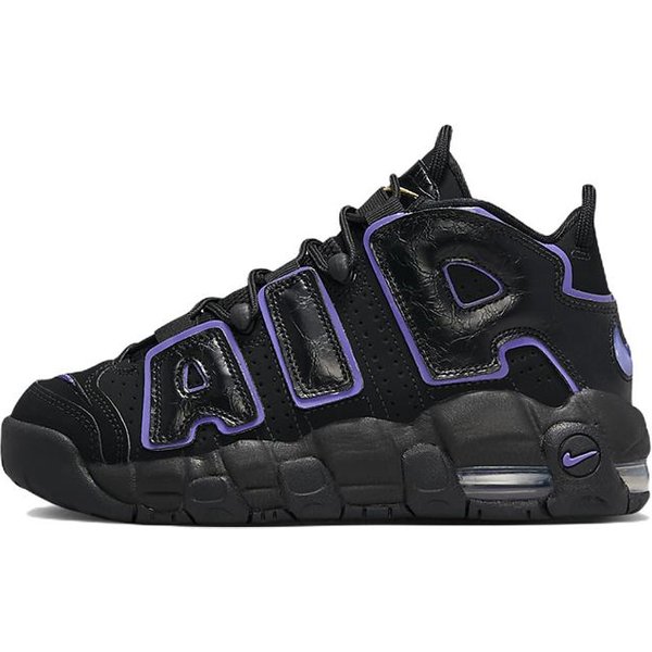 Zapatillas Nike Air More Uptempo GS Negro Uva AccióN NiñOs Blanco Oro MetáLico DX5954-001 35.5-image