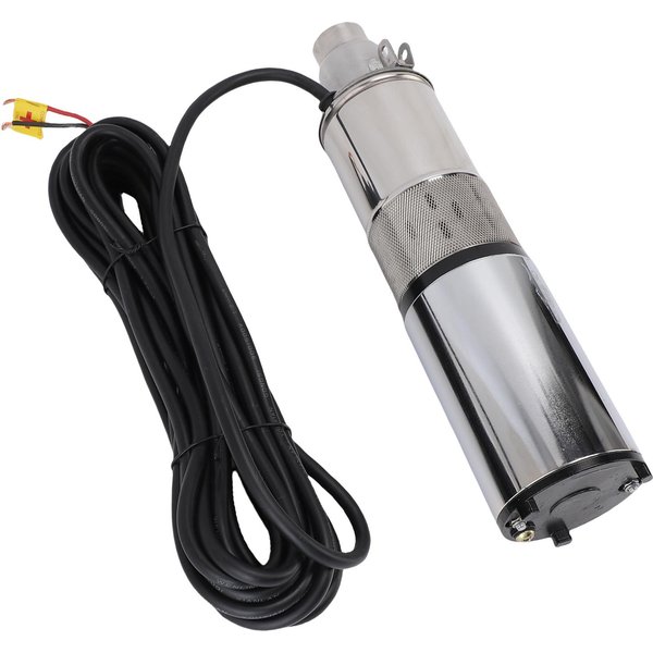 Bomba Sumergible Para Pozos Profundos De 260W 1.2M³ H Caudal MáXimo 40M Altura Bomba De Tornillo Solar De Acero Inoxidable Para Riego Con 10-image