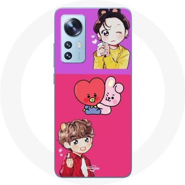 Funda Para Xiaomi Mi 12 / 12X BTS Bangtan BT21 Tata V Chimmy Jimin-image