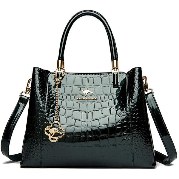 Torebka Tote Torba O DużEj PojemnośCi Elegancka Lakierowana SkóRa Damska Torba Na Jedno Ramię Crossbody-image
