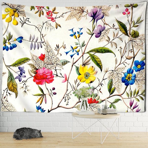 Pintura Al óLeo, Tapiz De Bosque, Colgante De Pared, ImpresióN 3D, Fondo De PoliéSter, Paisaje Natural, DecoracióN Bohemia Del Hogar 150X100 Cm-image