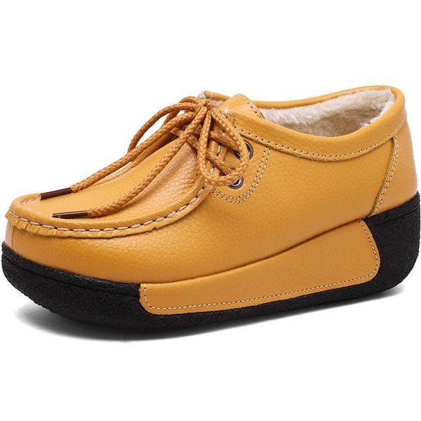 Zapatos Deportivos Para Mujer, Primavera Y Verano, Nuevos Zapatos Para Mujer, Estilo Coreano, Moda, Zapatos Casuales De Cuero Transpirable, Zapatos Con Guisantes Ahuecados Para Mujer 41 Orange-image