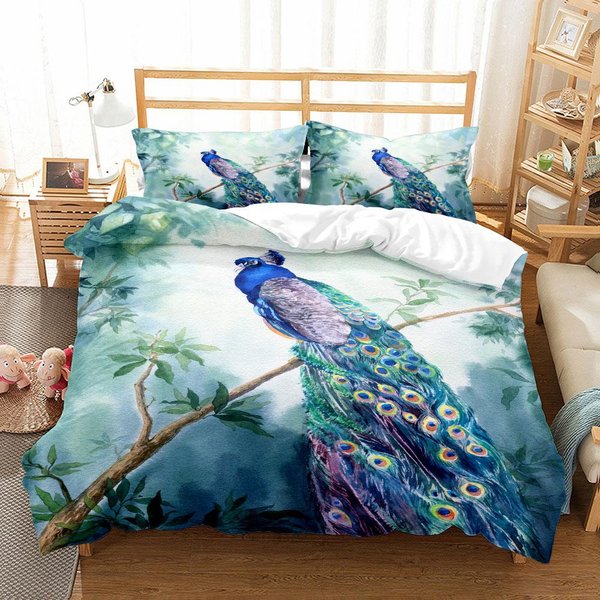 Elegancki Paw Zestaw PośCieli 3D Pojedynczy Twin PodwóJny Queen King Cal King Rozmiar Luksusowa PośCiel EU Single(135X200Cm) Gray-image