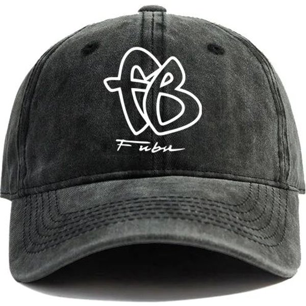 Fubu Fb Czapki Baseballowe Zniszczone Czapki Dad Cap MężCzyźNi Kobiety Retro Outdoor Letnie Regulowane Czapki Casual Wszechstronne Ochrona PrzeciwsłOneczna Adjustable-image