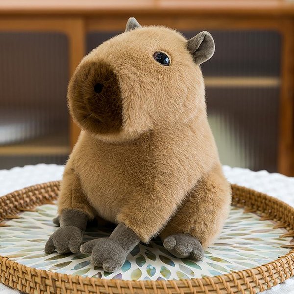 Juguetes De Peluche De Capibara Kawaii De 16-30 CM Peluche Lindo De Capibara Almohada Animal De Peluche SúPer Suave MuñEco Animal De Peluche Dibujo Animado Capibara Juguete Colgante Regalo-image