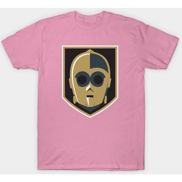 Camiseta Mujer Droid Dorado C3Po Estampado Harajuku Kawaii Camiseta Verano Manga Corta Femenina Camiseta Top L-image