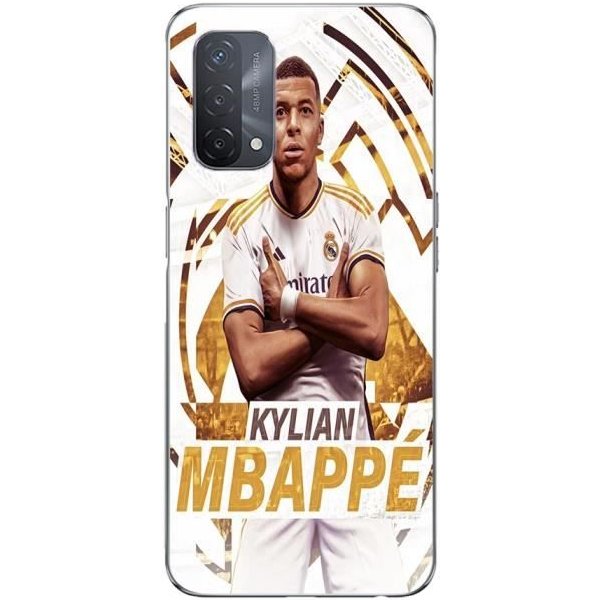 Coque Maniacase Pour Oppo A93 5G Kylian Mbappe Real Madrid Wallpaper Celebration-image