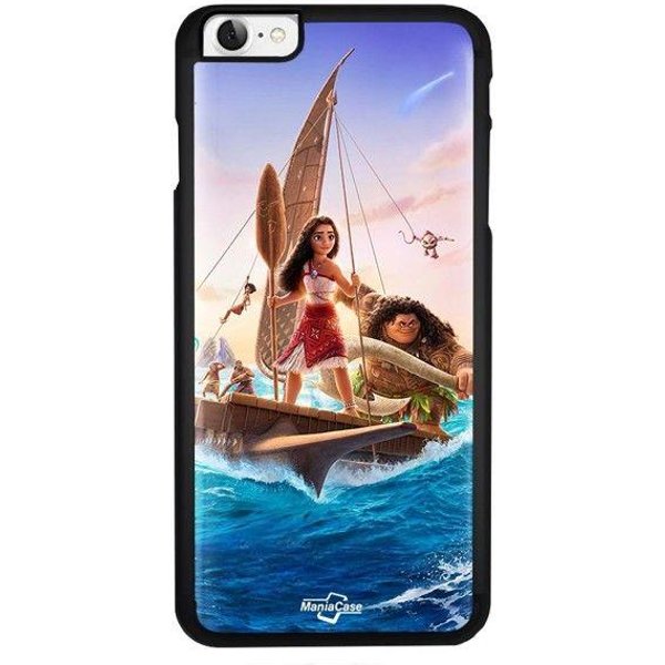 Coque De TéLéPhone - Disney - Iphone 8 - Souple - Silicone - Vaiana 2 Equipage Negro-image