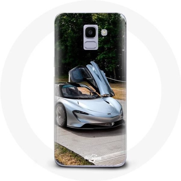 Funda - Mclaren - Samsung Galaxy J6 2018 - Flexible - Gris - FóRmula 1 Coche Gris-image
