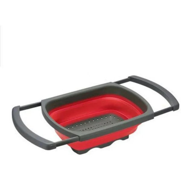 Coladores Plegables Cesta Colador De Cocina Escurrir Cestas Plegables Fruta Verdura Cesta Escurridora Plegable Herramientas De Cocina-image