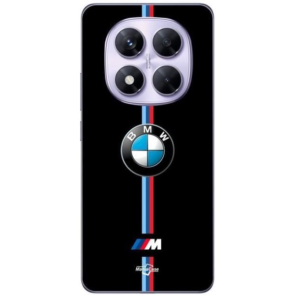 Funda - Maniacase - Xiaomi Redmi Note 14 Pro 5G - Flexible - Negra - Logo Bmw-image