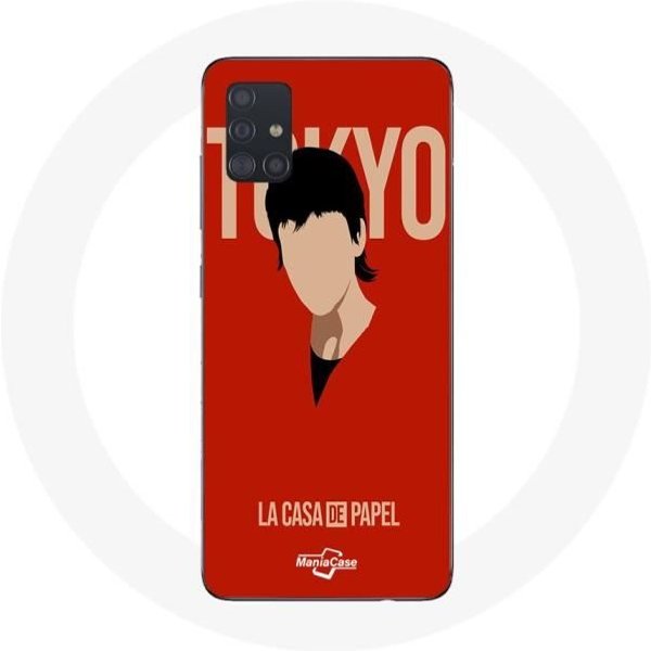 Funda Para Samsung Galaxy A71 La Casa De Papel Tokio Fanart Logo-image