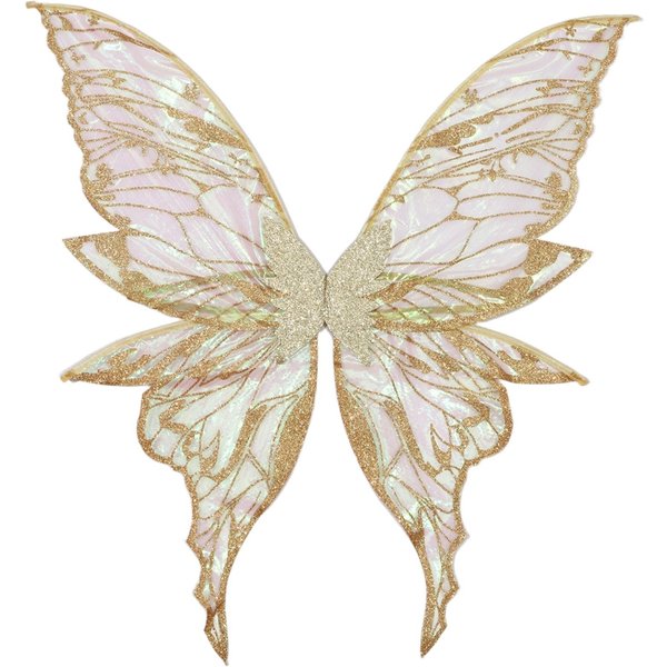 Alas De Mariposa Hada Elfo Oreja Mujeres Princesa Halloween Cosplay Alas De Elfo FantasíA Ala De Mariposa Accesorio De Cosplay Disfraz De Elfo One Size White-image