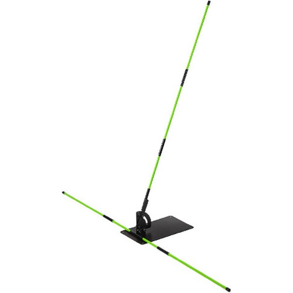 Soporte Para Palos De AlineacióN De Golf Entrenador De Plano De Swing Set De Ayudas Para Entrenador De Swing Para Apuntar Putting Swing Verde-image