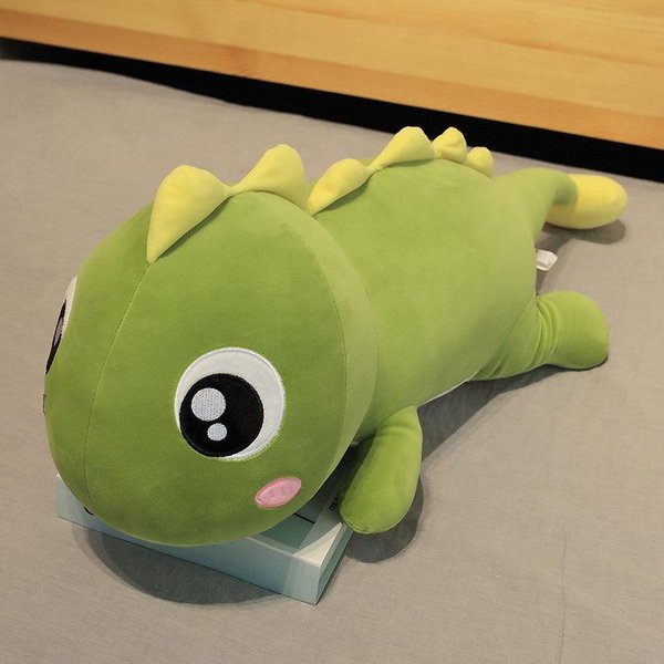 60/80/110/130/150 Cm Gigantyczny Dinozaur Pluszowe Zabawki Pluszowe Lalka Poduszka Do Spania Kawaii DużA Dekoracja Lalka Zwierzę MięKka Poduszka Dla Dziecka 150Cm-image