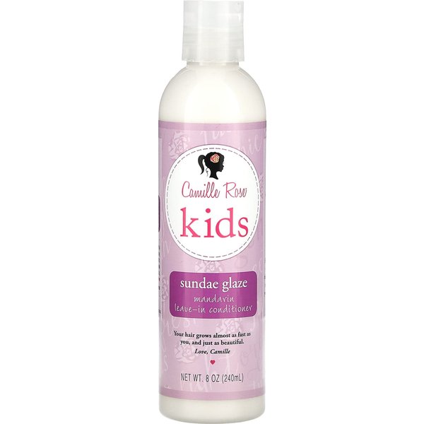 Camille Rose, Infantil, Acondicionador Sin Aclarado De Hoja De Mandarina, Glaseado Sundae, 8 Oz (240Ml) White-image