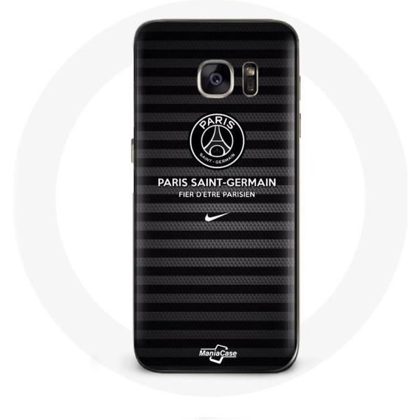 Funda - Paris Saint Germain - Samsung Galaxy S7 - Flexible - Negra - ProteccióN-image