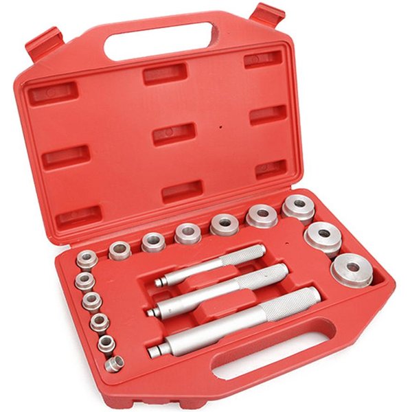 Juego De 17 Piezas De Extractor PequeñO De Rodamientos, Almohadillas Para Rodamientos, Herramientas De InstalacióN Y Desmontaje, Instalador De Rodamientos, ReparacióN De AutomóViles Y-image
