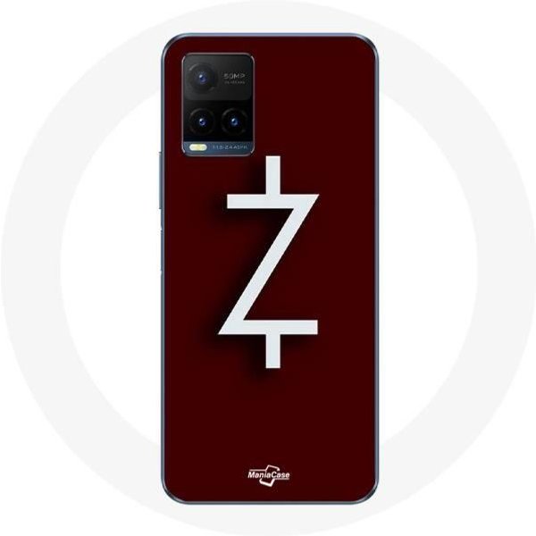 Funda Para Vivo Y21S 2021 / Y21 2021 Ozark Temporada 4 Logo Z Blanco Fondo Rojo-image