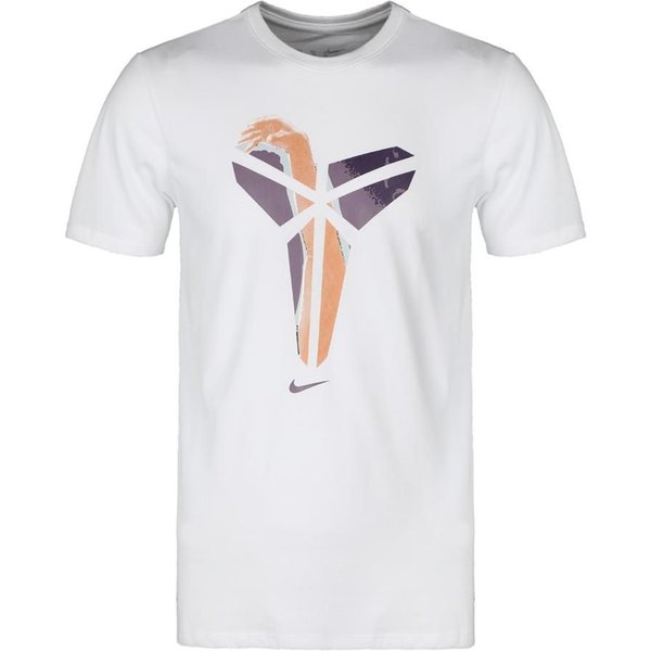 Camiseta Blanca De Manga Corta Con Estampado De Letras Nike Cuello Redondo Estilo Vintage Americano Para Hombre AR1472-100 XXL White-image